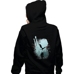 Shirts Zippered Hoodies, Unisex / Small / Black Wild Pursuit