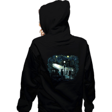 Load image into Gallery viewer, Secret_Shirts Zippered Hoodies, Unisex / Small / Black Starry Exorcist
