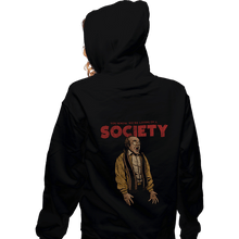 Load image into Gallery viewer, Daily_Deal_Shirts Zippered Hoodies, Unisex / Small / Black A Society
