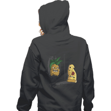 Load image into Gallery viewer, Shirts Zippered Hoodies, Unisex / Small / Dark Heather Here&#39;s Pineapple
