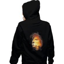 Load image into Gallery viewer, Shirts Zippered Hoodies, Unisex / Small / Black The Savannah King

