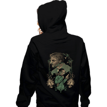 Load image into Gallery viewer, Daily_Deal_Shirts Zippered Hoodies, Unisex / Small / Black Look For The Light!
