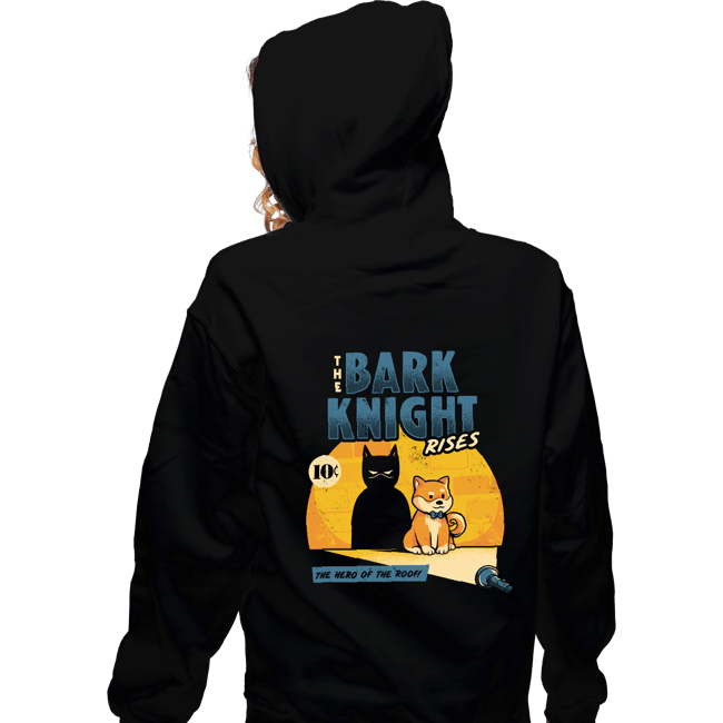 Daily_Deal_Shirts Zippered Hoodies, Unisex / Small / Black The Bark Knight