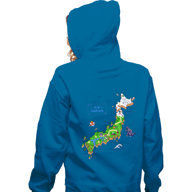 Secret_Shirts Zippered Hoodies, Unisex / Small / Royal Blue Super Japan World!