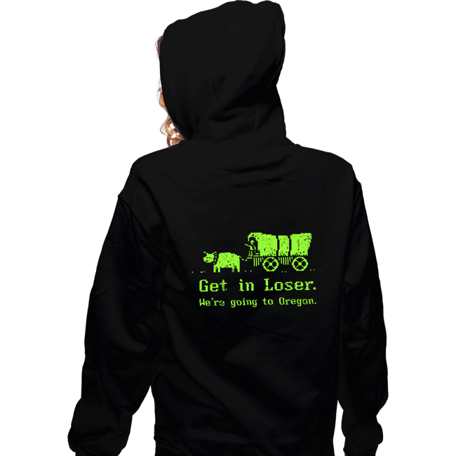 Daily_Deal_Shirts Zippered Hoodies, Unisex / Small / Black We're Going To Oregon