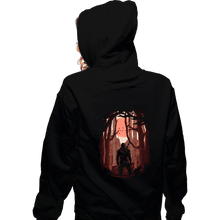 Load image into Gallery viewer, Shirts Zippered Hoodies, Unisex / Small / Black WhiteWolf

