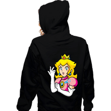 Load image into Gallery viewer, Daily_Deal_Shirts Zippered Hoodies, Unisex / Small / Black Peach 64
