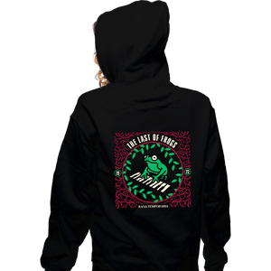 Secret_Shirts Zippered Hoodies, Unisex / Small / Black The Last Of Frogs