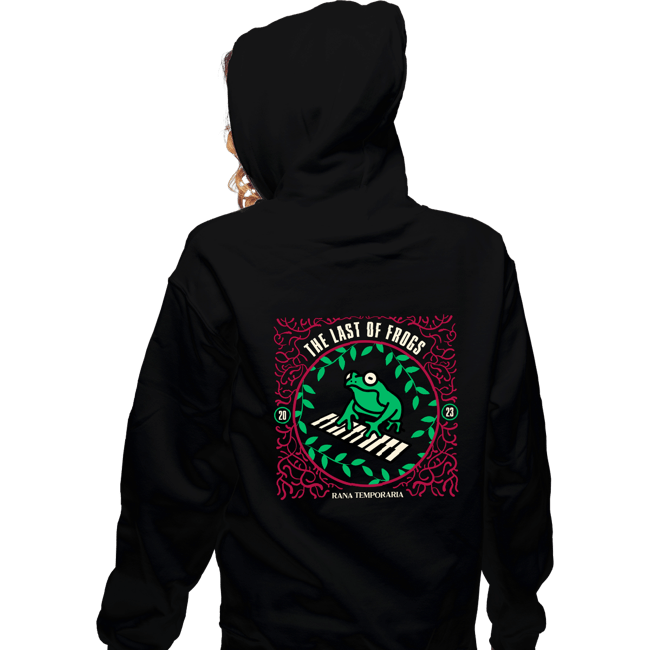 Secret_Shirts Zippered Hoodies, Unisex / Small / Black The Last Of Frogs