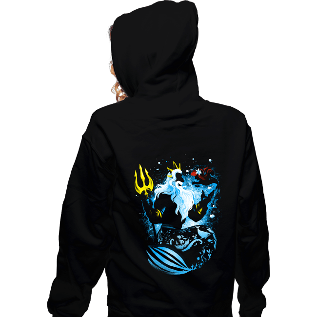 Shirts Zippered Hoodies, Unisex / Small / Black The King Triton