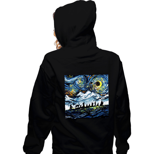 Shirts Zippered Hoodies, Unisex / Small / Black Van Gogh Never Met The Fellowship