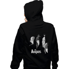 Load image into Gallery viewer, Shirts Pullover Hoodies, Unisex / Small / Black The Avatars
