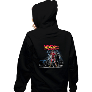 Secret_Shirts Zippered Hoodies, Unisex / Small / Black Back To Flashpoint