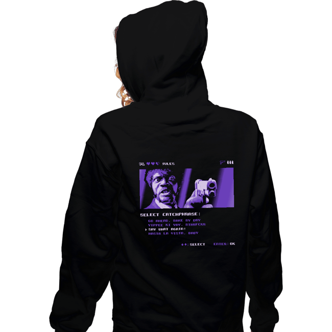 Shirts Zippered Hoodies, Unisex / Small / Black Say What Again