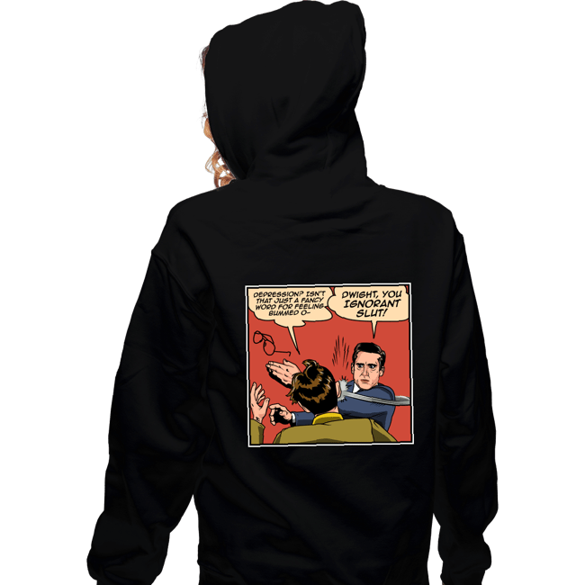 Shirts Zippered Hoodies, Unisex / Small / Black Ignorant Slap