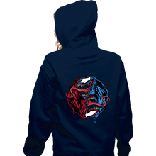 Load image into Gallery viewer, Daily_Deal_Shirts Zippered Hoodies, Unisex / Small / Navy Symbiopposites
