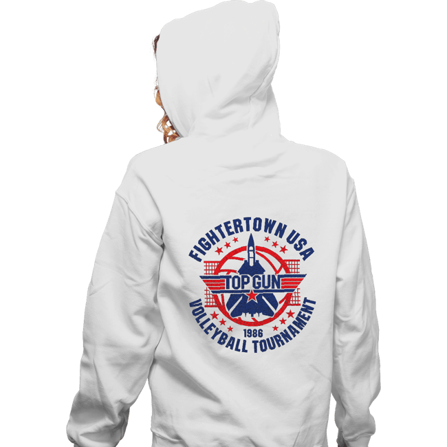Shirts Zippered Hoodies, Unisex / Small / White Volleyball Tournament
