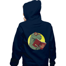 Load image into Gallery viewer, Shirts Zippered Hoodies, Unisex / Small / Navy Mmmm Clever Girl
