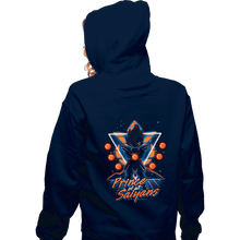 Load image into Gallery viewer, Shirts Zippered Hoodies, Unisex / Small / Navy Retro Saiyan Prince
