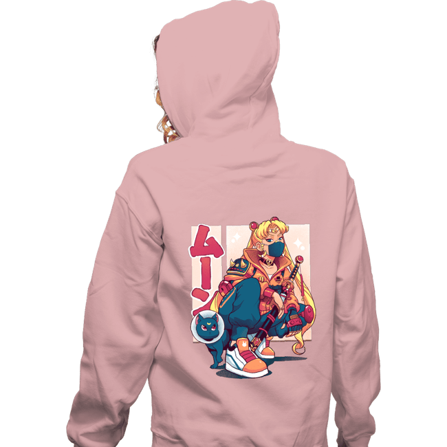 Shirts Zippered Hoodies, Unisex / Small / Red Waxing Moon