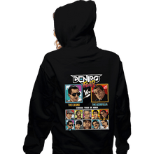 Load image into Gallery viewer, Shirts Zippered Hoodies, Unisex / Small / Black Deniro Fighter
