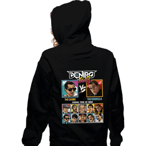 Shirts Zippered Hoodies, Unisex / Small / Black Deniro Fighter