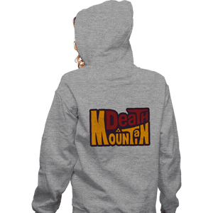 Secret_Shirts Zippered Hoodies, Unisex / Small / Sports Grey Mountain Death