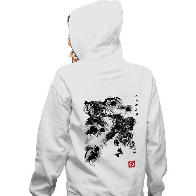 Shirts Zippered Hoodies, Unisex / Small / White Metroid Attack Of The Space Pirates