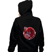 Load image into Gallery viewer, Daily_Deal_Shirts Zippered Hoodies, Unisex / Small / Black The Echidna
