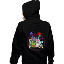 Load image into Gallery viewer, Daily_Deal_Shirts Zippered Hoodies, Unisex / Small / Black Toon Takeover
