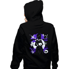 Load image into Gallery viewer, Daily_Deal_Shirts Zippered Hoodies, Unisex / Small / Black Wednesday Torturer
