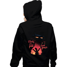 Load image into Gallery viewer, Daily_Deal_Shirts Zippered Hoodies, Unisex / Small / Black Inner Peace
