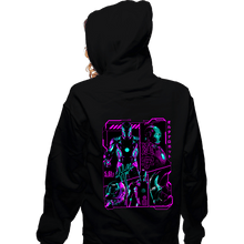 Load image into Gallery viewer, Daily_Deal_Shirts Zippered Hoodies, Unisex / Small / Black Iron Manga
