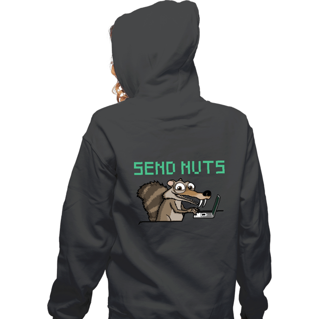 Shirts Zippered Hoodies, Unisex / Small / Dark Heather Send Nuts