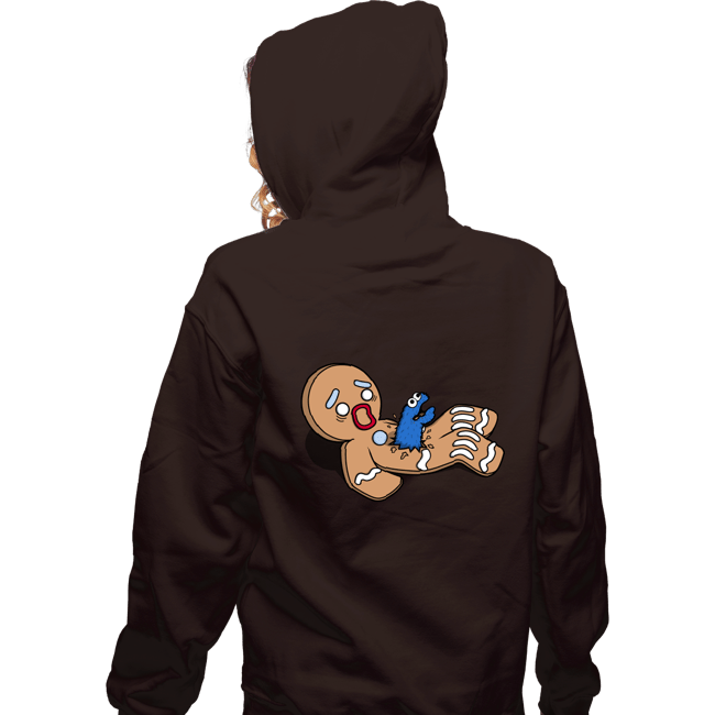 Shirts Zippered Hoodies, Unisex / Small / Dark Chocolate Alion Nom Nom
