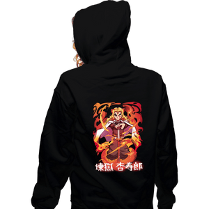Shirts Zippered Hoodies, Unisex / Small / Black The Fire