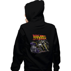 Shirts Zippered Hoodies, Unisex / Small / Black Back To The Trash
