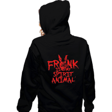 Load image into Gallery viewer, Shirts Zippered Hoodies, Unisex / Small / Black Frank Is My Spirit Animal
