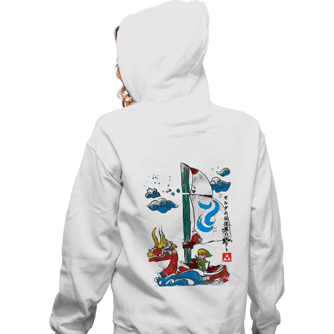 Secret_Shirts Zippered Hoodies, Unisex / Small / White Sailor With The Wind
