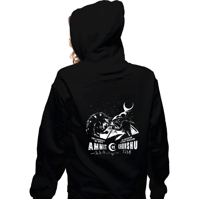 Secret_Shirts Zippered Hoodies, Unisex / Small / Black Battle Of The Egyptian Gods