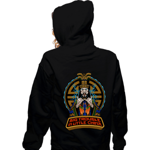 Secret_Shirts Zippered Hoodies, Unisex / Small / Black Big Trouble Lo Pan