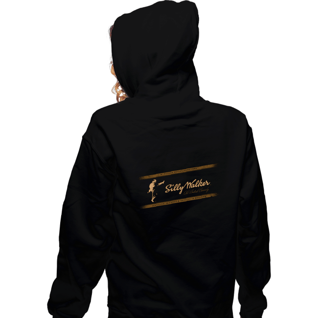 Shirts Zippered Hoodies, Unisex / Small / Black Silly Walker