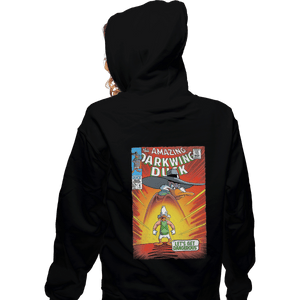 Shirts Zippered Hoodies, Unisex / Small / Black The Amazing Darkwing Duck