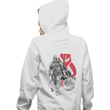Load image into Gallery viewer, Shirts Pullover Hoodies, Unisex / Small / White Lone Hunter And Cub

