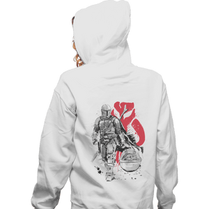 Shirts Pullover Hoodies, Unisex / Small / White Lone Hunter And Cub