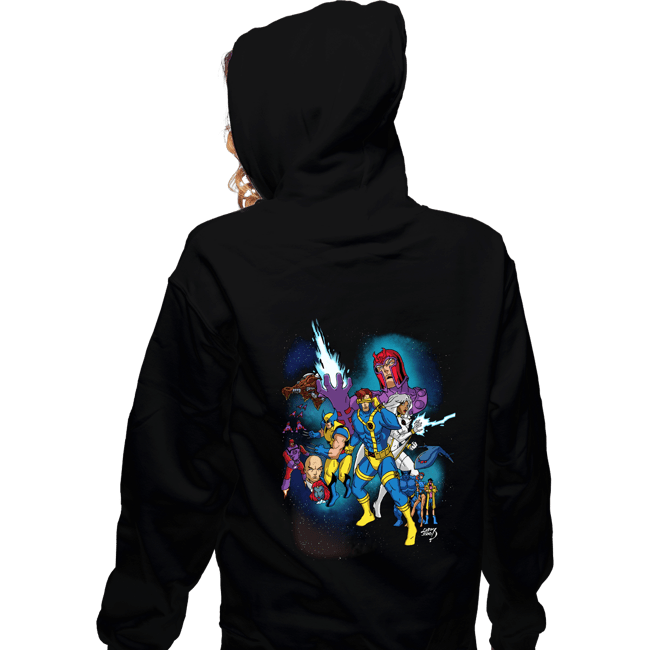 Secret_Shirts Zippered Hoodies, Unisex / Small / Black Mutant Wars