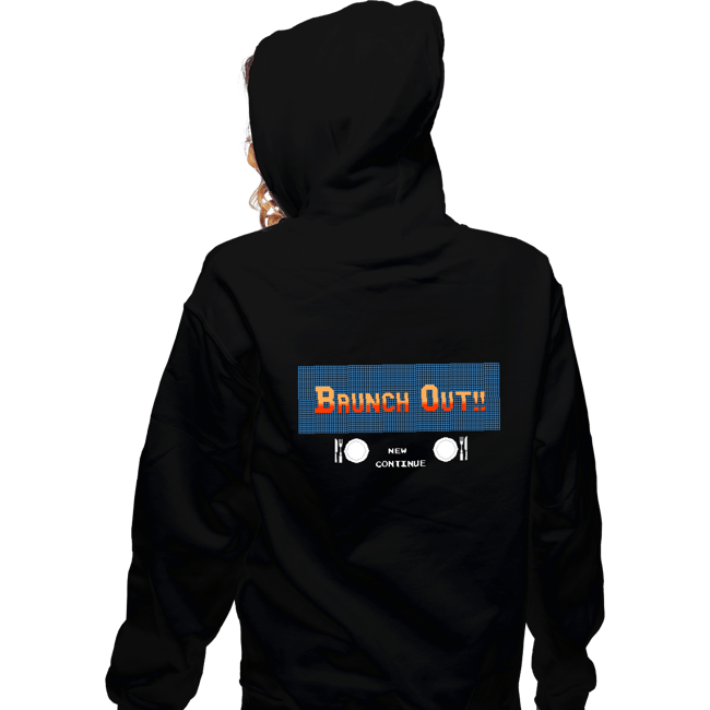 Secret_Shirts Zippered Hoodies, Unisex / Small / Black Brunch Out!
