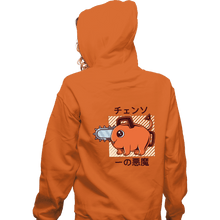 Load image into Gallery viewer, Shirts Zippered Hoodies, Unisex / Small / Red Cute Devil Dog Big Size

