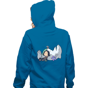 Secret_Shirts Zippered Hoodies, Unisex / Small / Royal Blue Friend Not Nom Nom