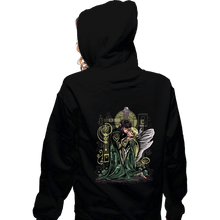 Load image into Gallery viewer, Secret_Shirts Zippered Hoodies, Unisex / Small / Black The Dark Kiss

